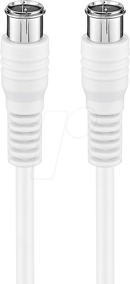 N CSGB41300WT50 - Satelliten- und Antennenkabel, F Stecker F Stecker, 5.00m, We