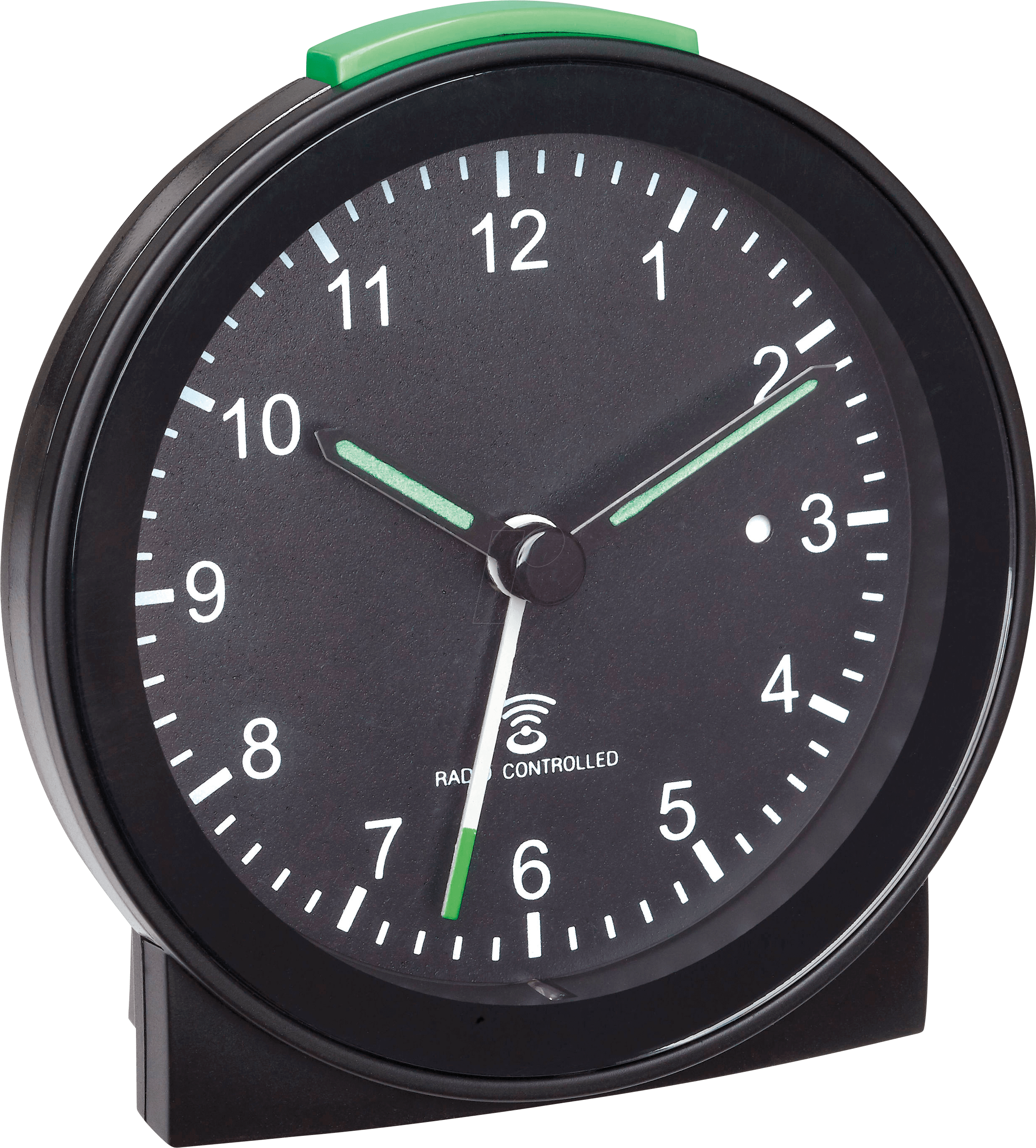 TFA 60151701 - Funk-Wecker, analog, elektronisch, schwarz