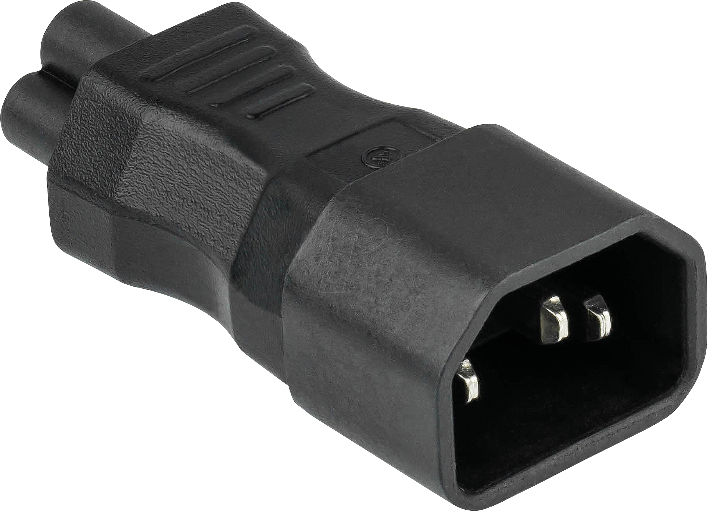 KM SKA-1405S - Netzadapter, Stecker C14 auf Buchse C5, gerade, schwarz