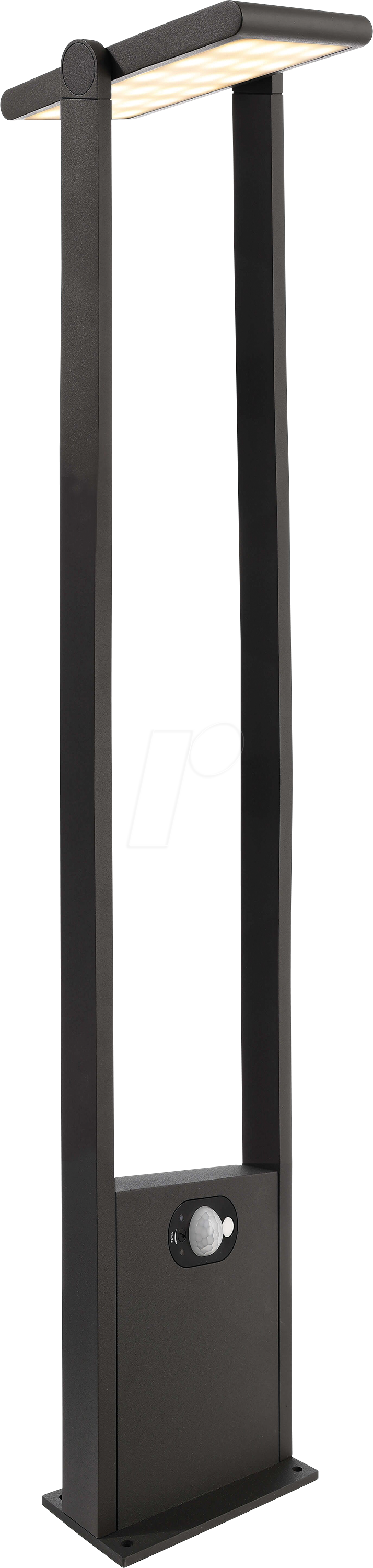 DEKO 733046 - Solaraufbauleuchte, Solar Motion I, 1,6 W, 3200 K, 170 lm, grau