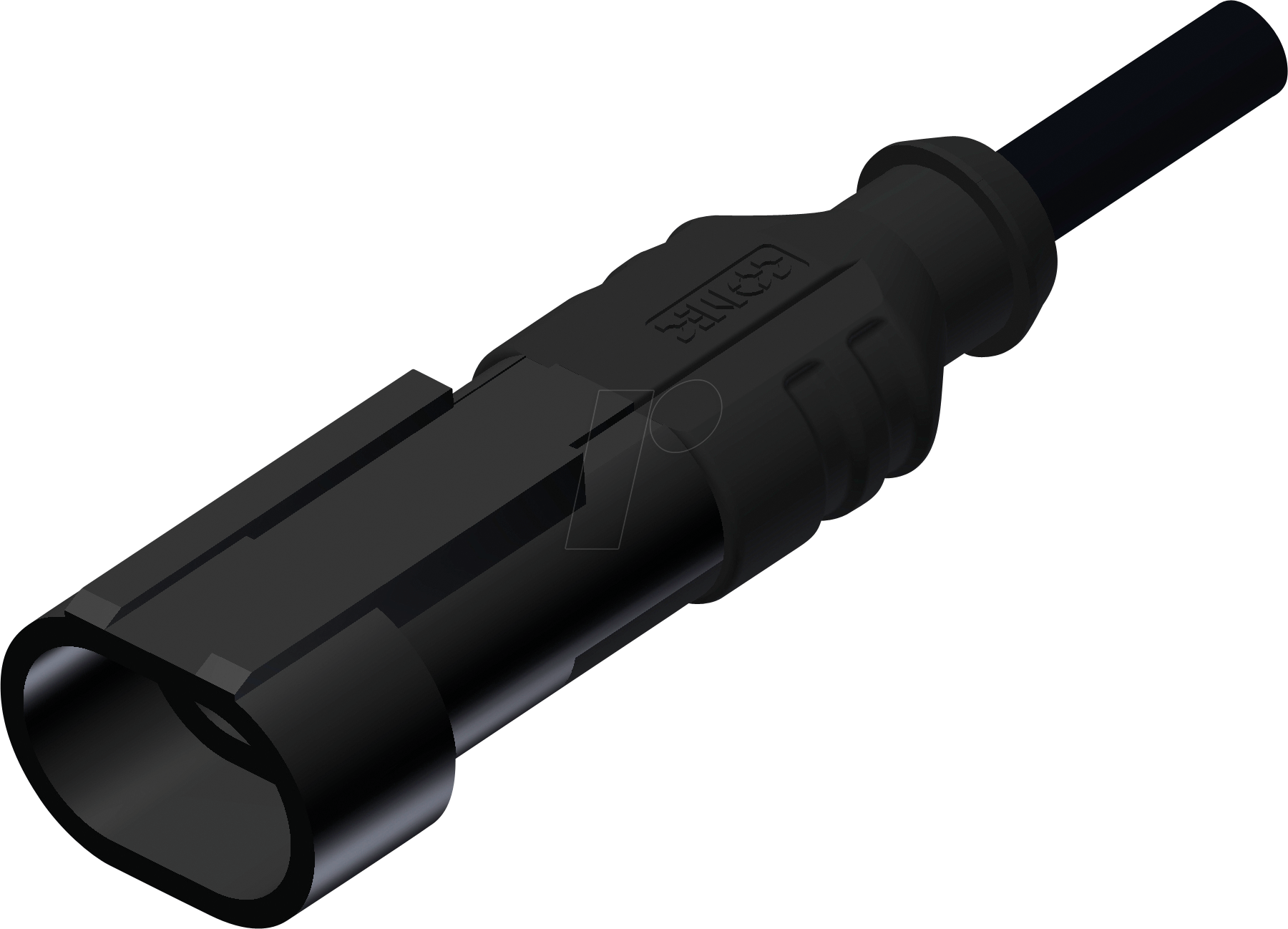 CONEC 55-00466 - Ventilsteckverbinder Superseal, 2-pol, Stecker