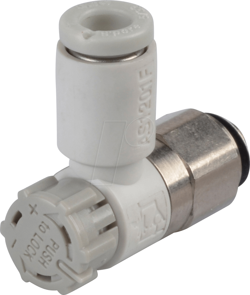 AS1201F-M5-04A - Drosselrückschlagventil, einfache Bedienung, M5 4 mm