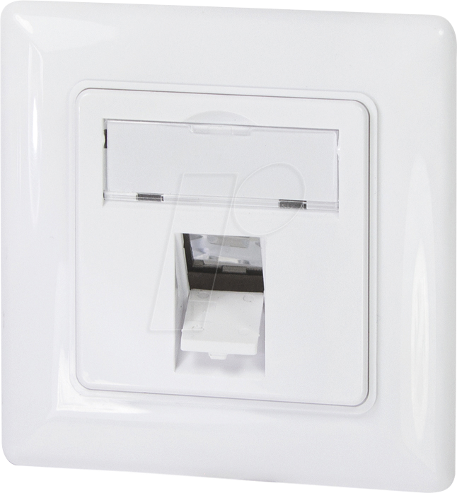 Thumbnail - LOGILINK NK4053 - Unterputzdose für 1 Keystone-Modul, designkompatibel, reinweiß