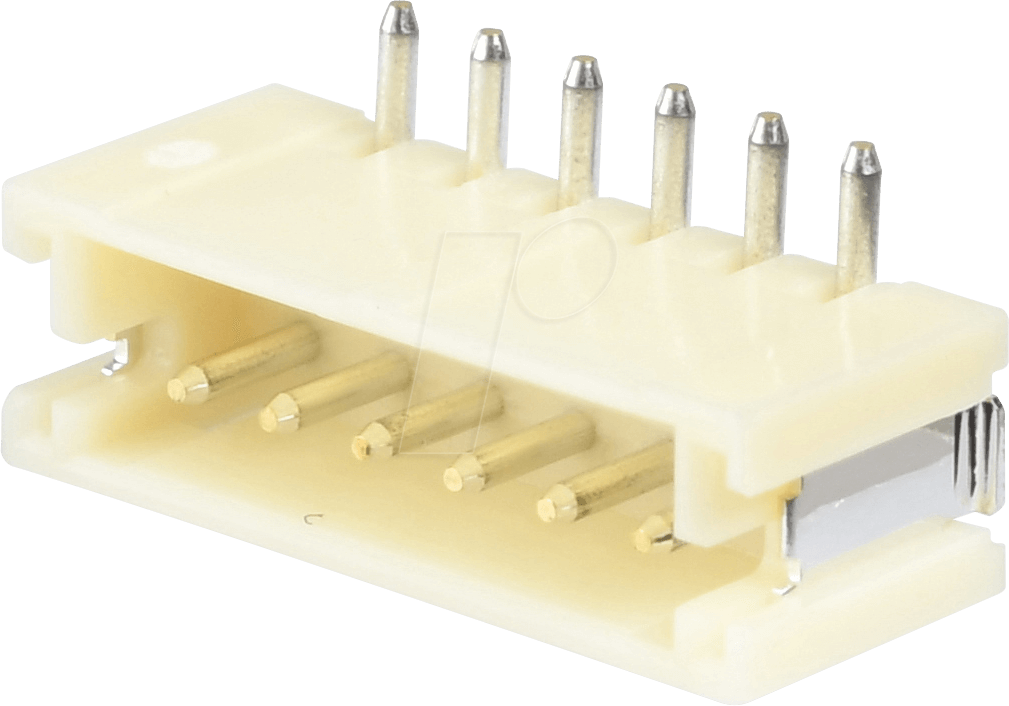 JST B6B-ZR-SM4 - JST - Stiftleiste, RM 1,5 mm, 1x6 polig, gerade