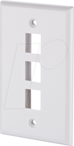 BTR 1309162402KE - Keystone Anschlussdose US-Style 3 P reinweiß