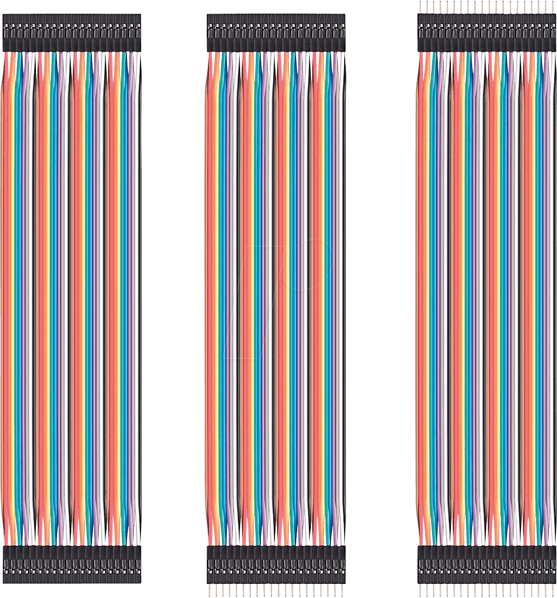 DEBO KABELSET23 - Entwicklerboards - Steckbrückenkabel, 40cm, 3x 40 Kabel