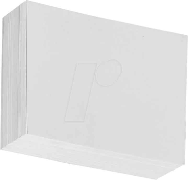 KTK A5BL WS - Karteikarten, DIN A5, blanko, weiß, 100 Stück