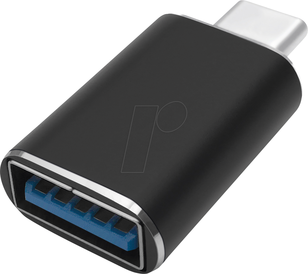 FONTASTIC 262111 - USB 3.2 Adapter, A Buchse auf C Stecker, schwarz