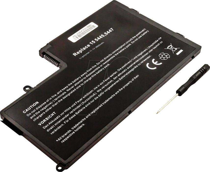 AKKU 53845 - Notebook-Akku für DELL, Li-Po, 3800 mAh
