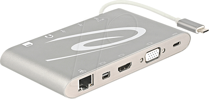 DELOCK 87298 - Dockingstation/Port Replicator, USB 3.1, Laptop