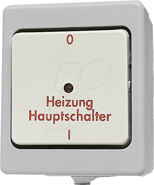 EL FR G HZ AP - Heizungs-Hauptschalter, IP 44, 10A / 250V~