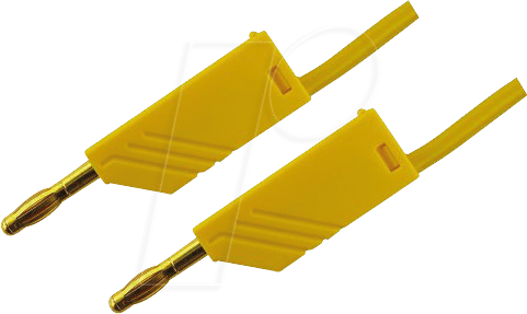 Thumbnail - MLN 50 25 AU GE - Messleitung, 2,5 mm², 0,5 m, gelb, vergoldet
