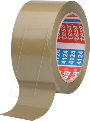 TESA 4124-00096 - tesapack® Premium, 66 m x 50 mm, braun