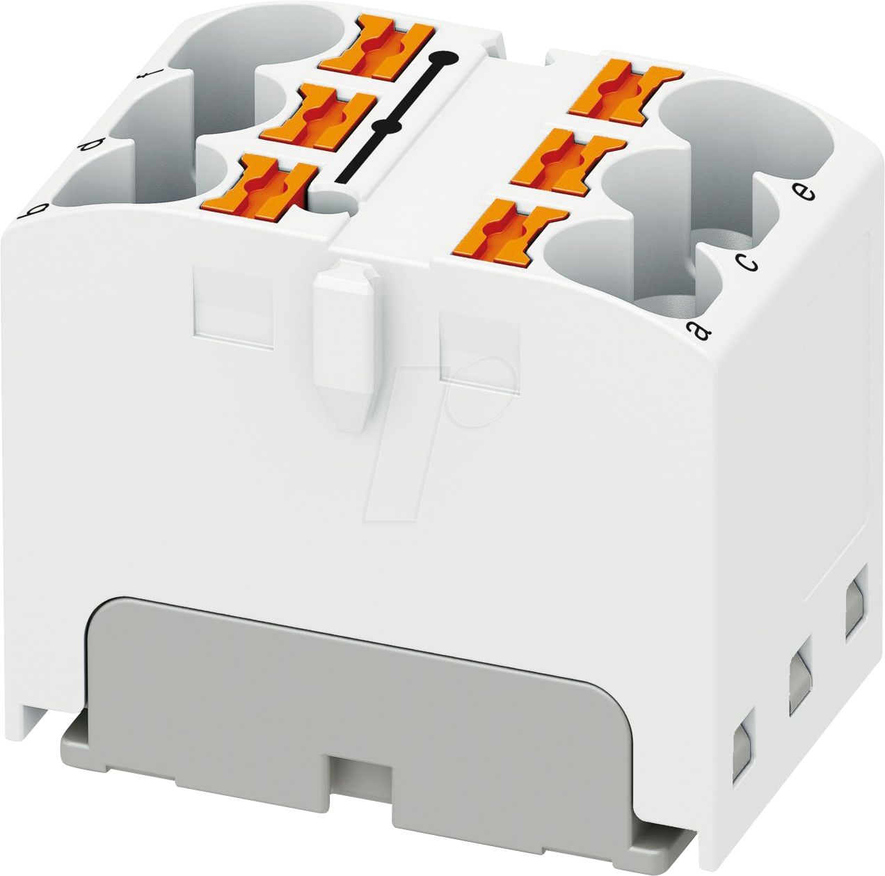 PHOE 3273802 - Verteilerblock PTFIX, 6X4, weiß