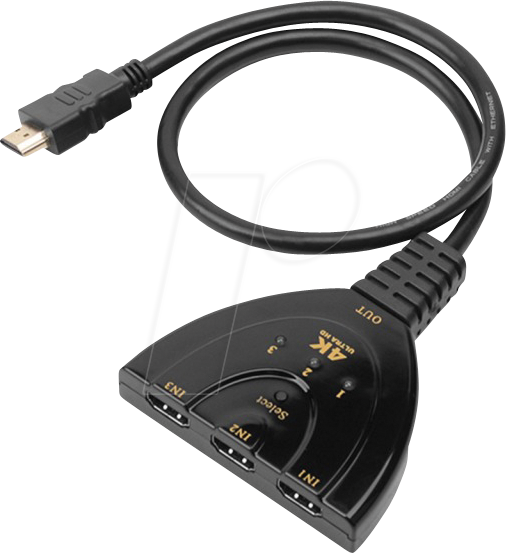 IDA-HDMI-3F30 - HDMI Switch, 3 x 1, 4K