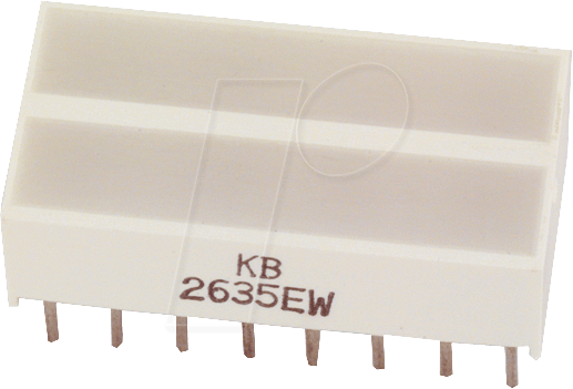 FW-LED 10X20-2RT - Flächen-LED, 50 mcd, 10x20 mm, rot