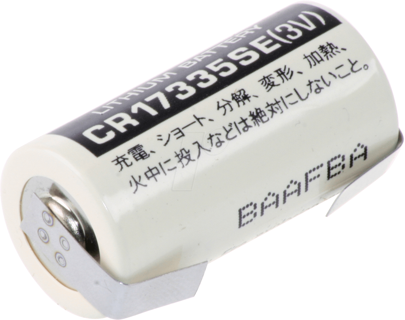 CR17335SE LFU - Lithium Batterie, 2/3 A, 1800 mAh, U-Fahne, 1er-Pack