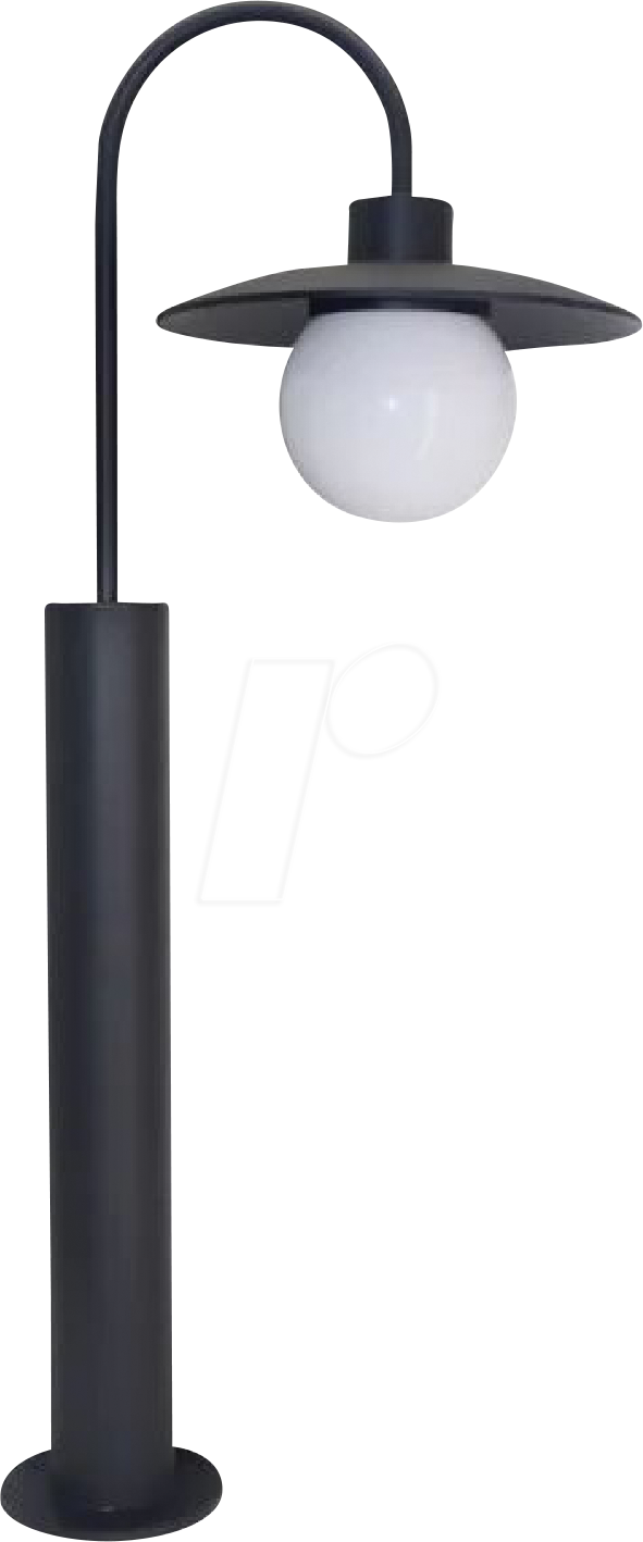 LX-700203 - Wegeleuchte, schwarz, E27 Fassung, IP44, ALU, mit Erdspieß, 65 c