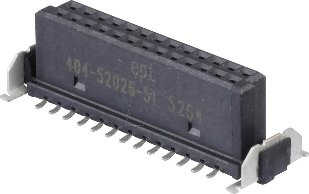 ONE27 F26G 6,25 - One27 Federleiste gerade H=6,25, 26-pol