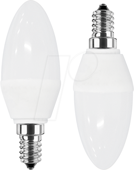 BLULAXA 49795 - LED Lampe C35 E14 4,5W 470 lm NW Doppelpack