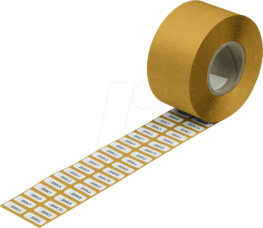 WAGO 210-811 - Gewebeetiketten, für Smart Printer, permanent, 7x20mm, weiß