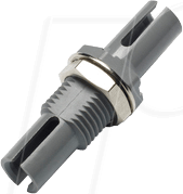 HFBR4505Z - LWL-Bulkhead-Adapter Simplex grau