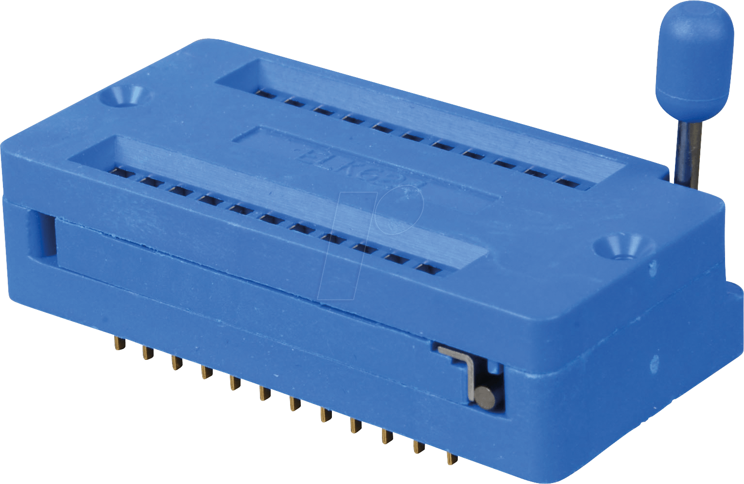 TEX 24 - IC-Sockel, 24-polig, Burn-in-Sockel, Nullkraft