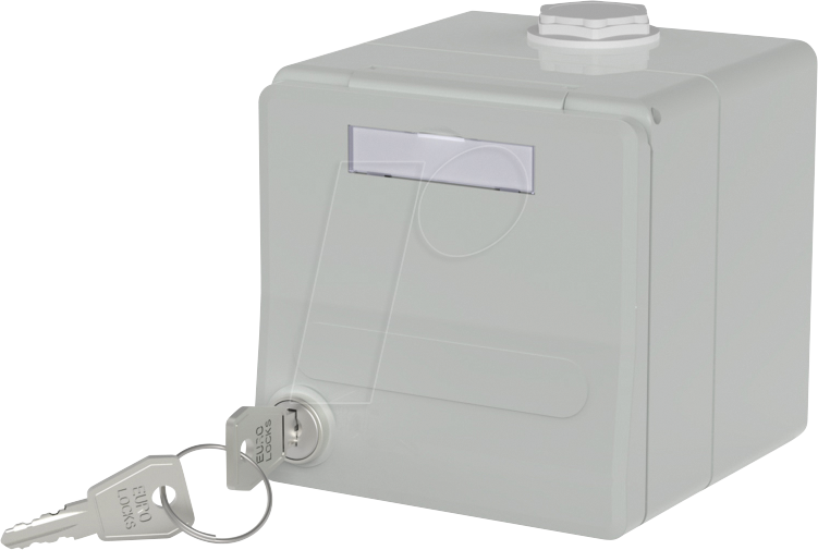 BTR 1309470003-I - Modul Gehäuse, IP44, Aufputz, MC Modul, 2-Port, mit Klappdeckel