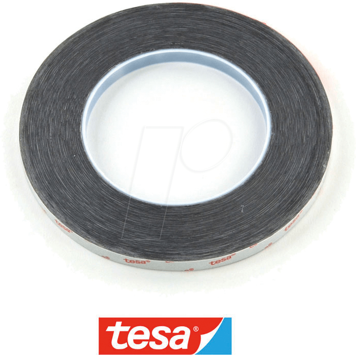 EU 317072 - Tesa 61395 doppelseitiges Klebeband, 2 mm , 25 m