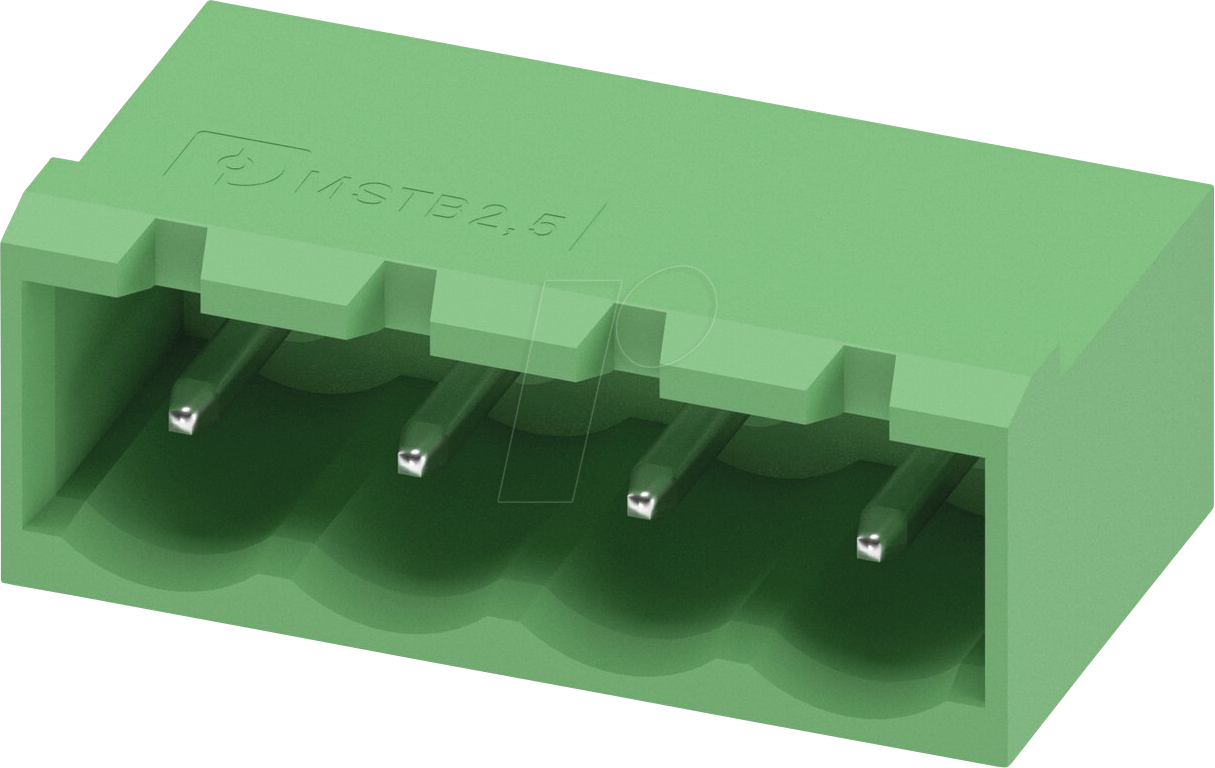 MSTBA 4-G 5,08 - Leiterplatten-Grundleiste, 4-polig, RM: 5,08 mm
