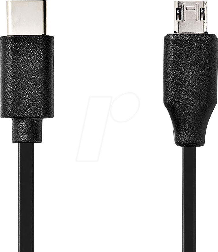 N CCGL60750BK10 - USB 2.0 Kabel, C-Stecker > Micro-B-Stecker, 1m, schwarz