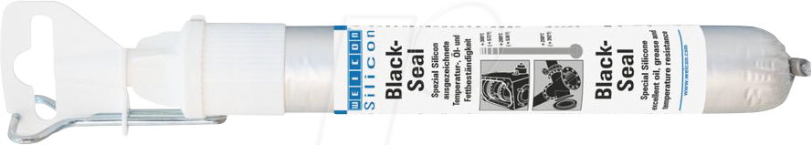 WEICON 13051085 - Silikon, Black-Seal, schwarz, 85 ml