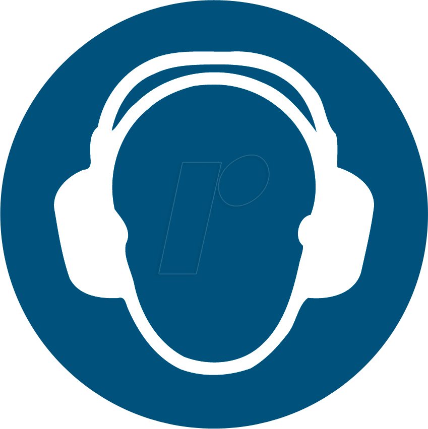 W 74205-1 - Gebotsschilder: Gehörschutz benutzen, 30 mm