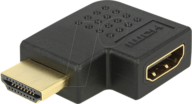 DELOCK 65077 - Adapter HDMI Stecker/Buchse, 1440p, gewinkelt links