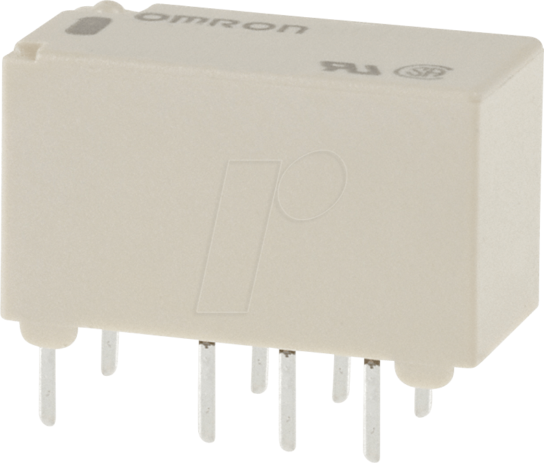 G6S-2 5DC - Signalrelais, THD, 5 VDC, 2 A, 2 Wechsler