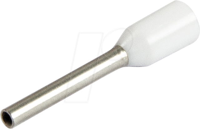 VT AEHUL 0,5-16 - Aderendhülsen, Ø 0,5 mm², 16 mm, weiß, 100er-Pack