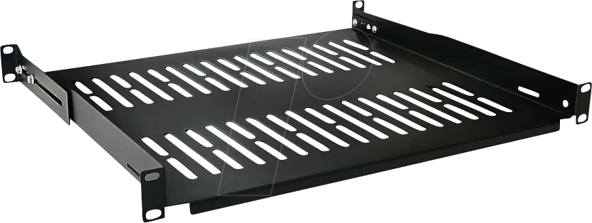 VALUE 26990403 - 19'' Fachboden, 1HE, schwarz