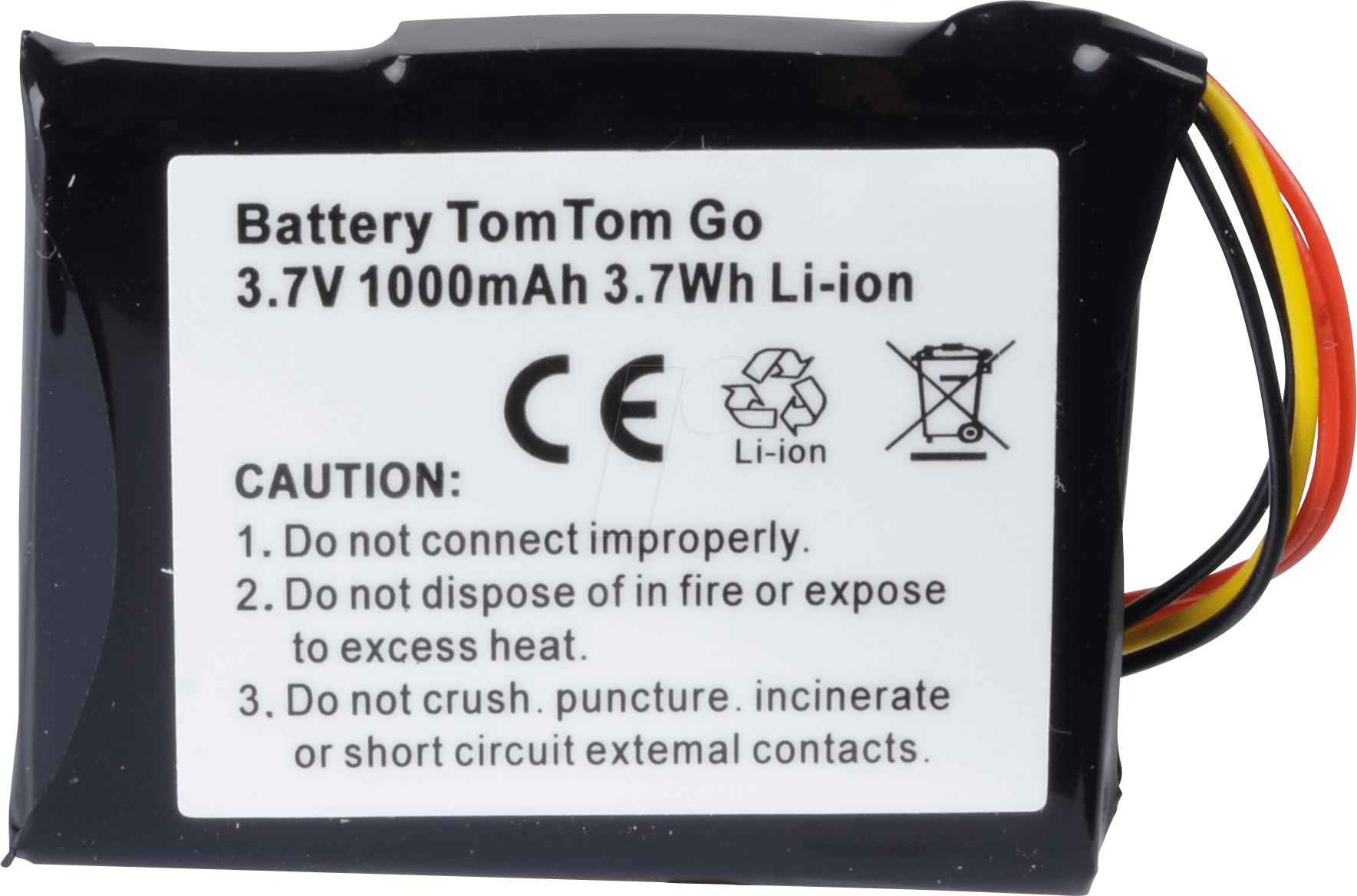 Thumbnail - AKKU GPS TT5 - Navigationsgeräteakku, TomTom Go1000, Li-Ion, 1000 mAh