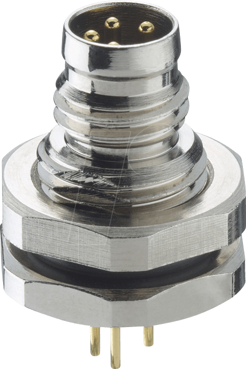 LUT 0831 T10CP03 - Einbausteckverbinder, M8, 3 pol, Stecker