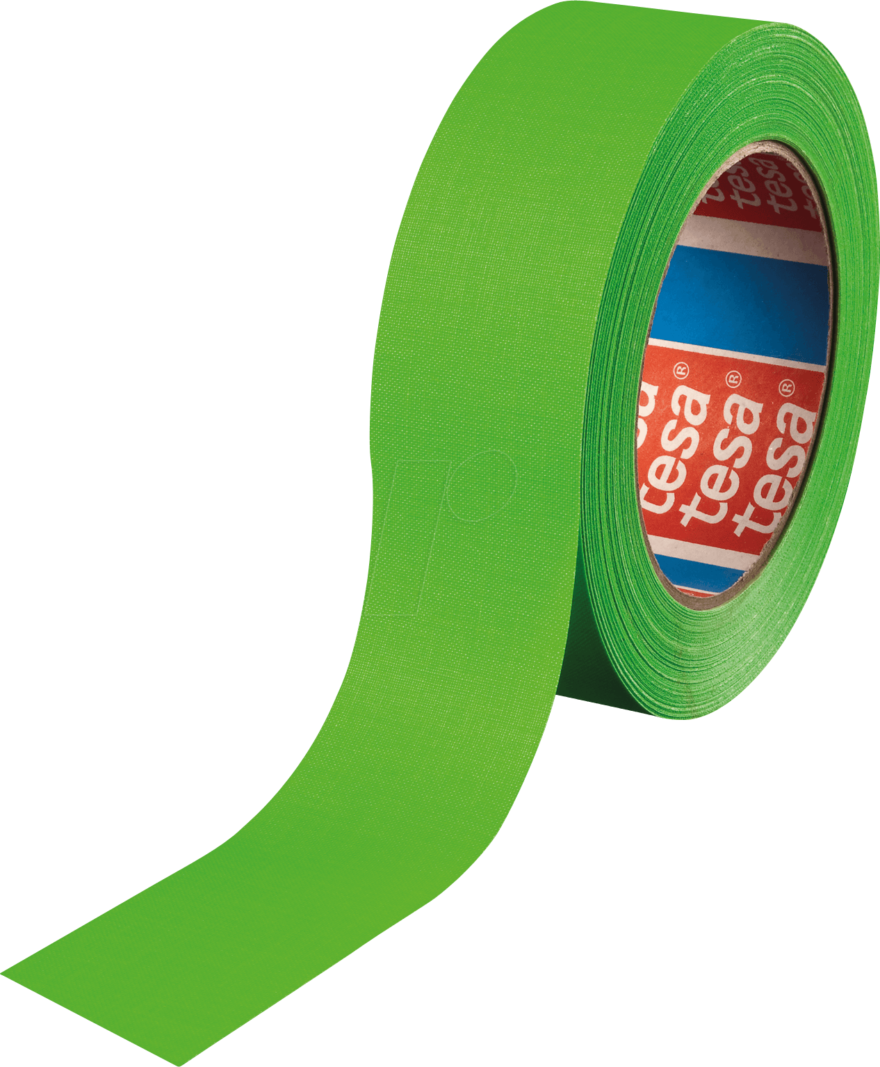 TESA 4671GN-25 - Gewebeband Highlight, 25 x 25 mm, neongrün