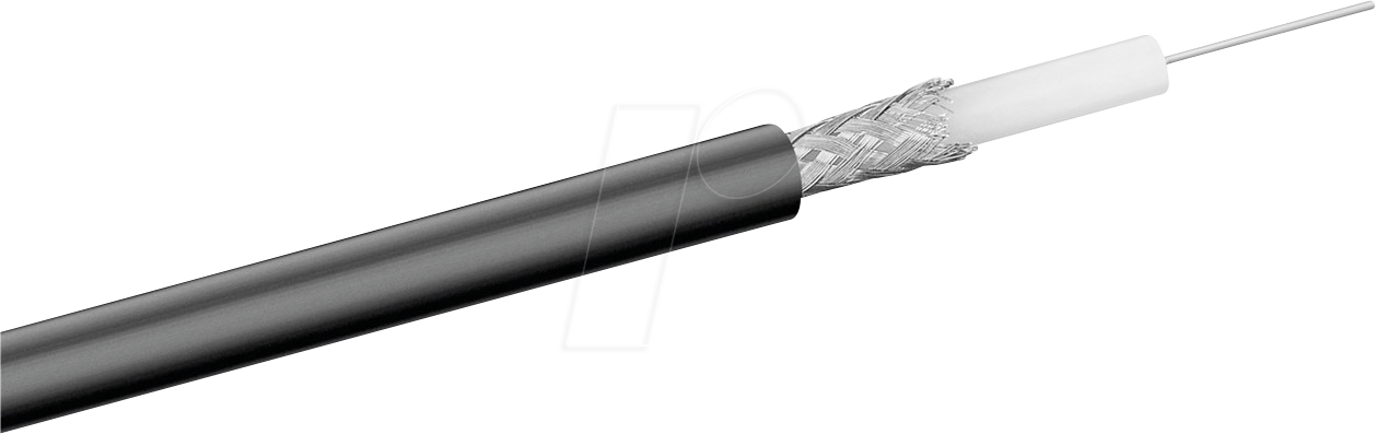 GOOBAY 50093 - Koaxialkabel RG 58/U, 100 m Ring