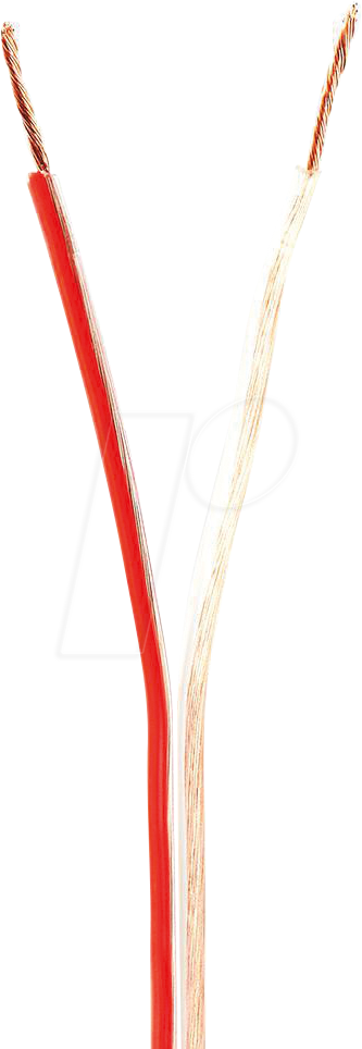 N CABR0750TR1000 - Lautsprecherkabel 2x0,75mm² , 100 m transparent CU