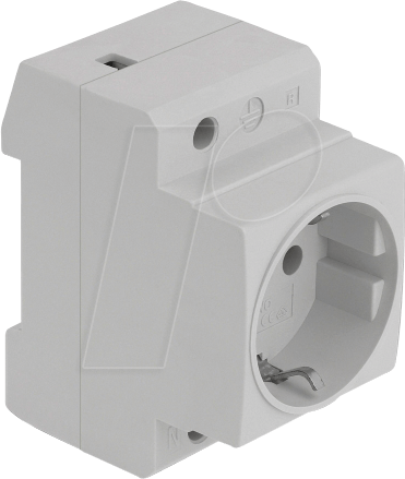 DELOCK 11472 - Schutzkontakt-Steckdose für Hutschiene, 16A, 5er-Pack
