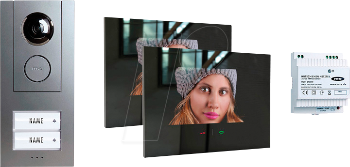 Thumbnail - ME VD ALU 6209AS - Video-Türsprechanlage Set, anthrazit