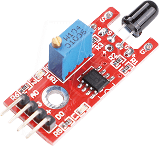 DEBO FLAME SENS - Entwicklerboards - Flammen-Sensor, 760 ... 1100 nm