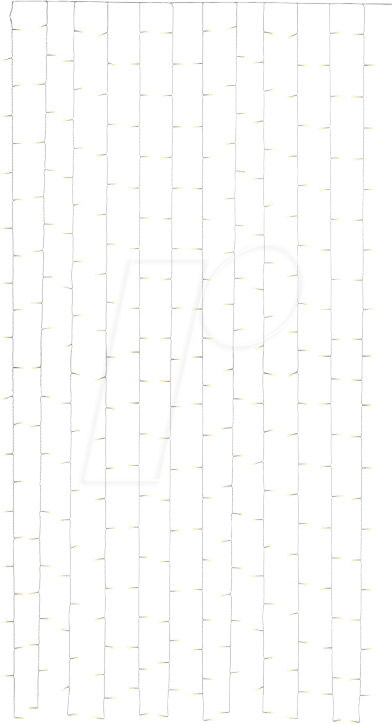 Thumbnail - GB 57942 - 300er LED-Sternenvorhang, Timer, Fernbedienung, Aussentrafo