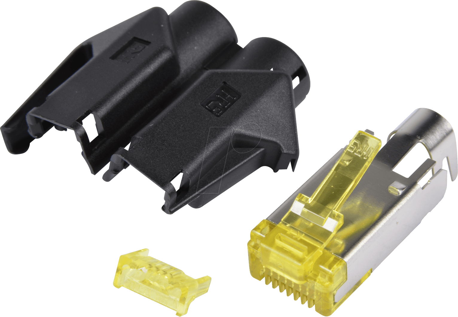 HIROSE TM31 SW - RJ45 Hirose Stecker, Cat-6a, TM31, schwarz