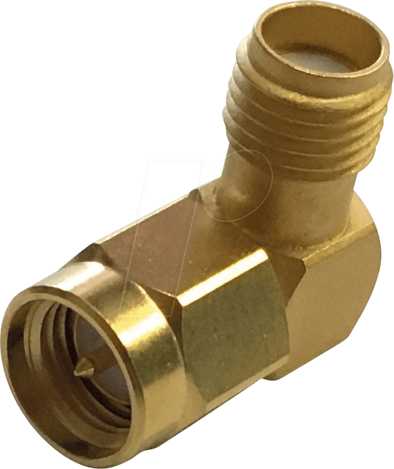 R 125 771 - SMA-Adapter, 90° gewinkelt, Stecker auf Buchse