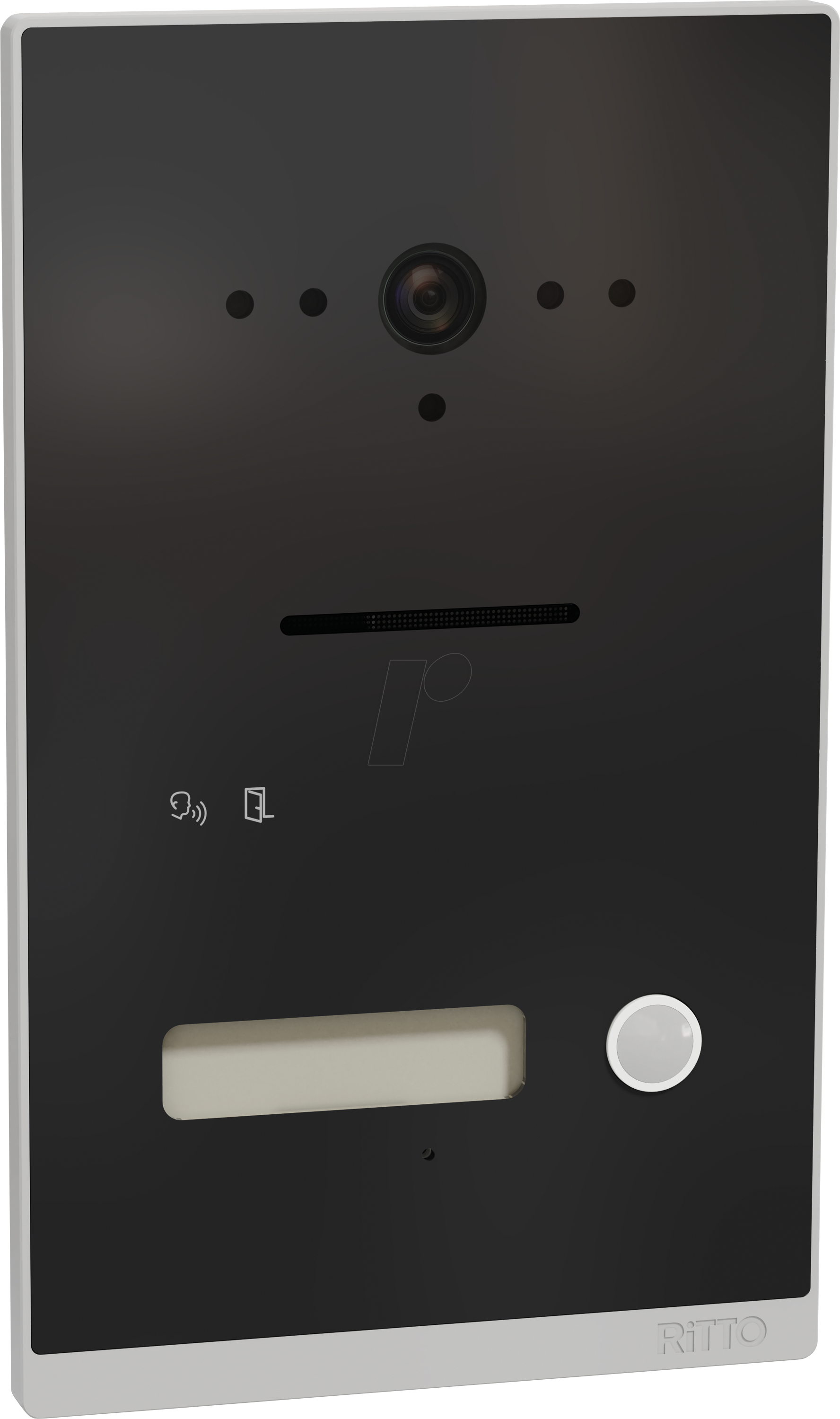 RITTO RGE2015130 - Video-Türsprechanlage für Einfamilienhaus, Unterputz, anthrazit