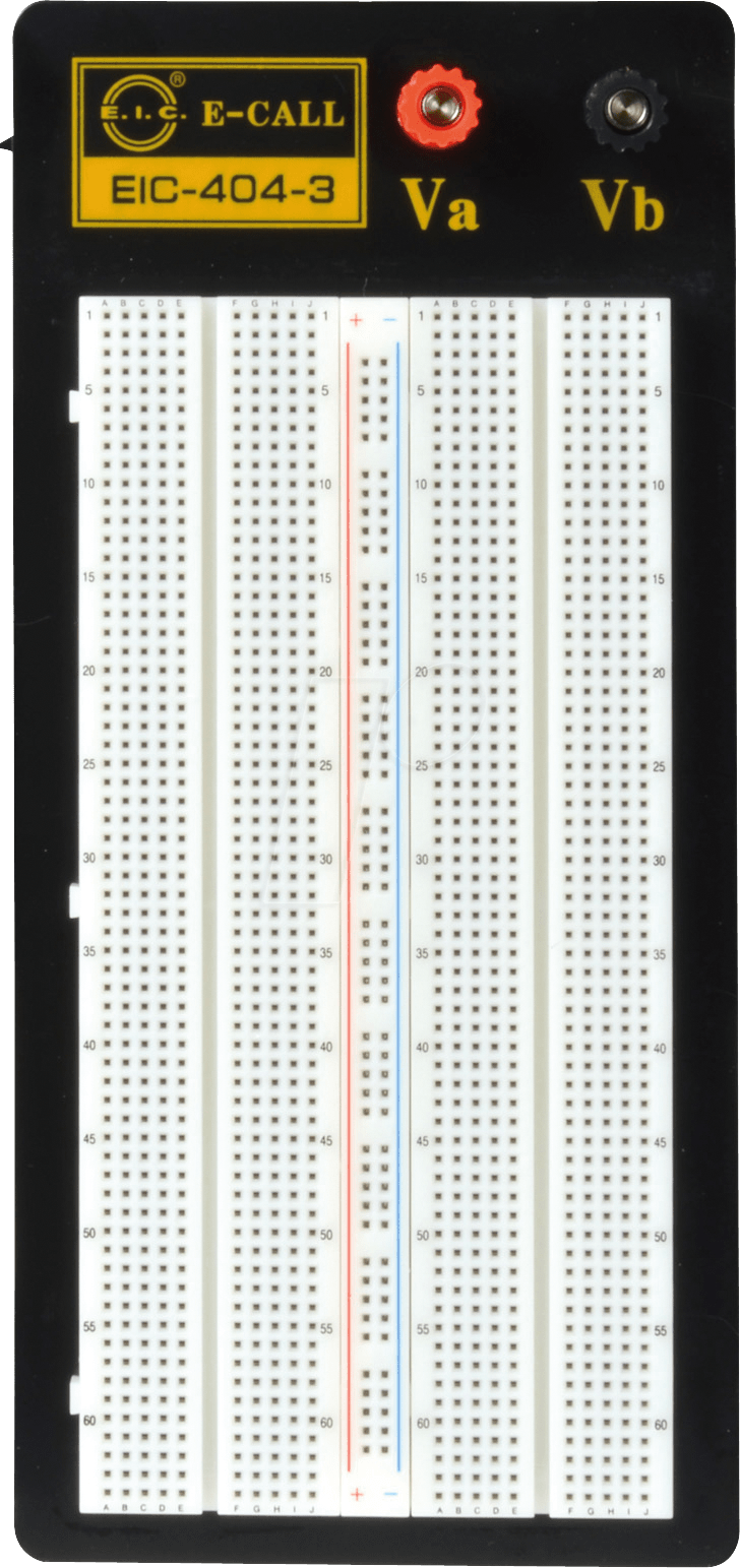 STECKBOARD 2K1V - Experimentier-Steckboard 1280/100 Kontakte